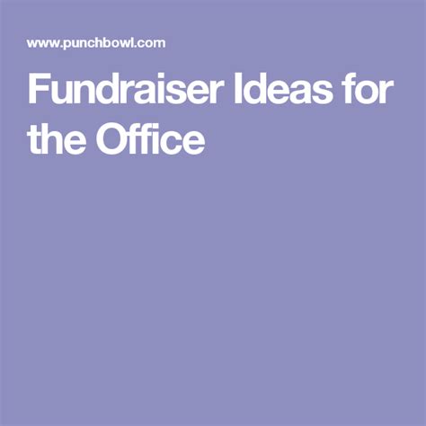office charity ideas|5 Engaging Fundraising Ideas for the Office.